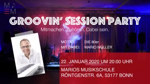 Groovin' Session Party @ Marios Musikschule | Bonn | Nordrhein-Westfalen | Deutschland
